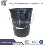 پتلی کے لئے پھول ڑککن کے ساتھ سٹیل بالٹی