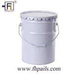 5 گیلن سے 25 گیلن میٹل پیلیوں پر پھول ڑککن